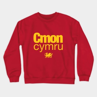 C'mon Cymru - Wales football Euro 2020 Crewneck Sweatshirt